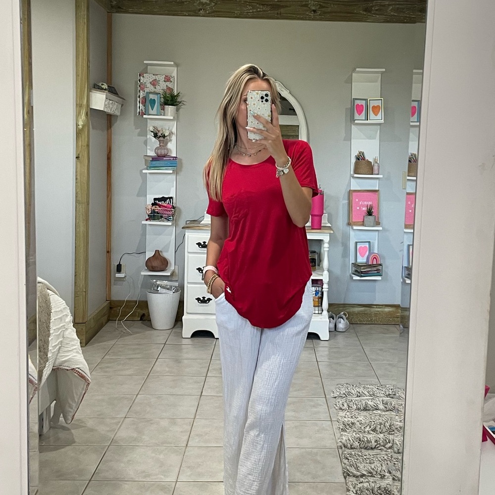 Hollister Red Tee